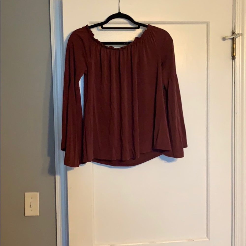 Off the shoulder shirt